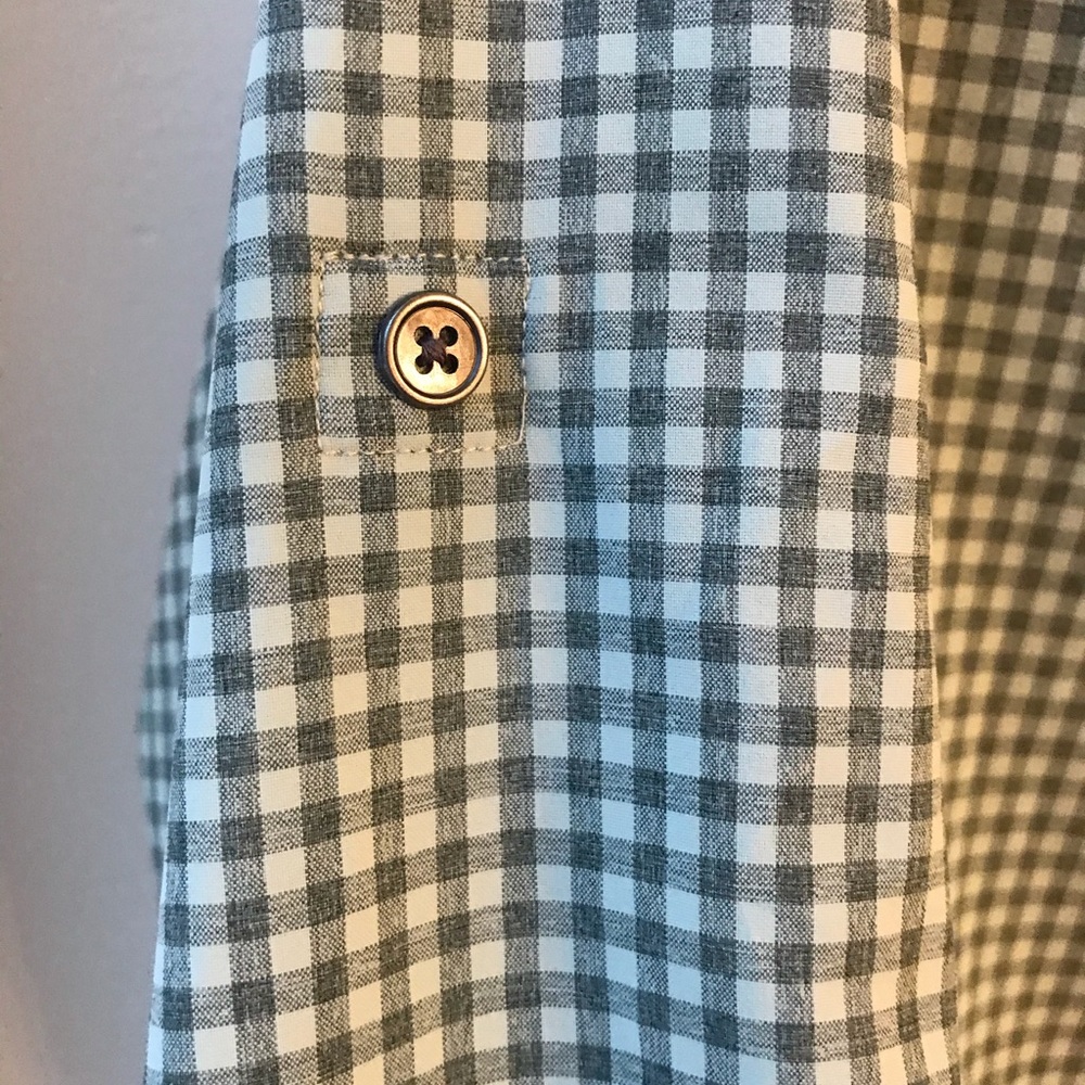 Columbia Green Checked Performance Button-Down - image 4